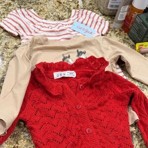 Cardigan and 2 tops bundle